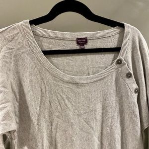 Talula light grey cashmere and nylon sweater